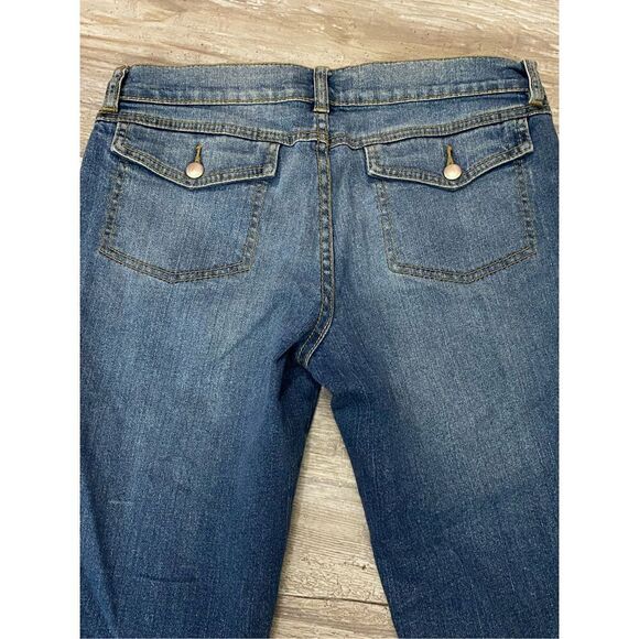 Vintage Tommy Hilfiger Boot Cut Jeans Low Rise Flap Pocket Women’s Juniors Sz 5 - Picture 6 of 8